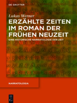 cover image of Erzählte Zeiten im Roman der Frühen Neuzeit